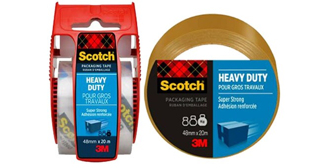 Asortyment wytrzymałych taśm pakowych Scotch®
